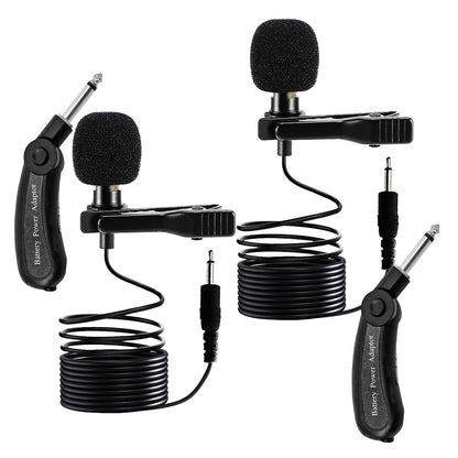 5Core Lavalier Microphone Clip on Professional Grade 3.5Mm Lav Lapel Mic Omnidirectional