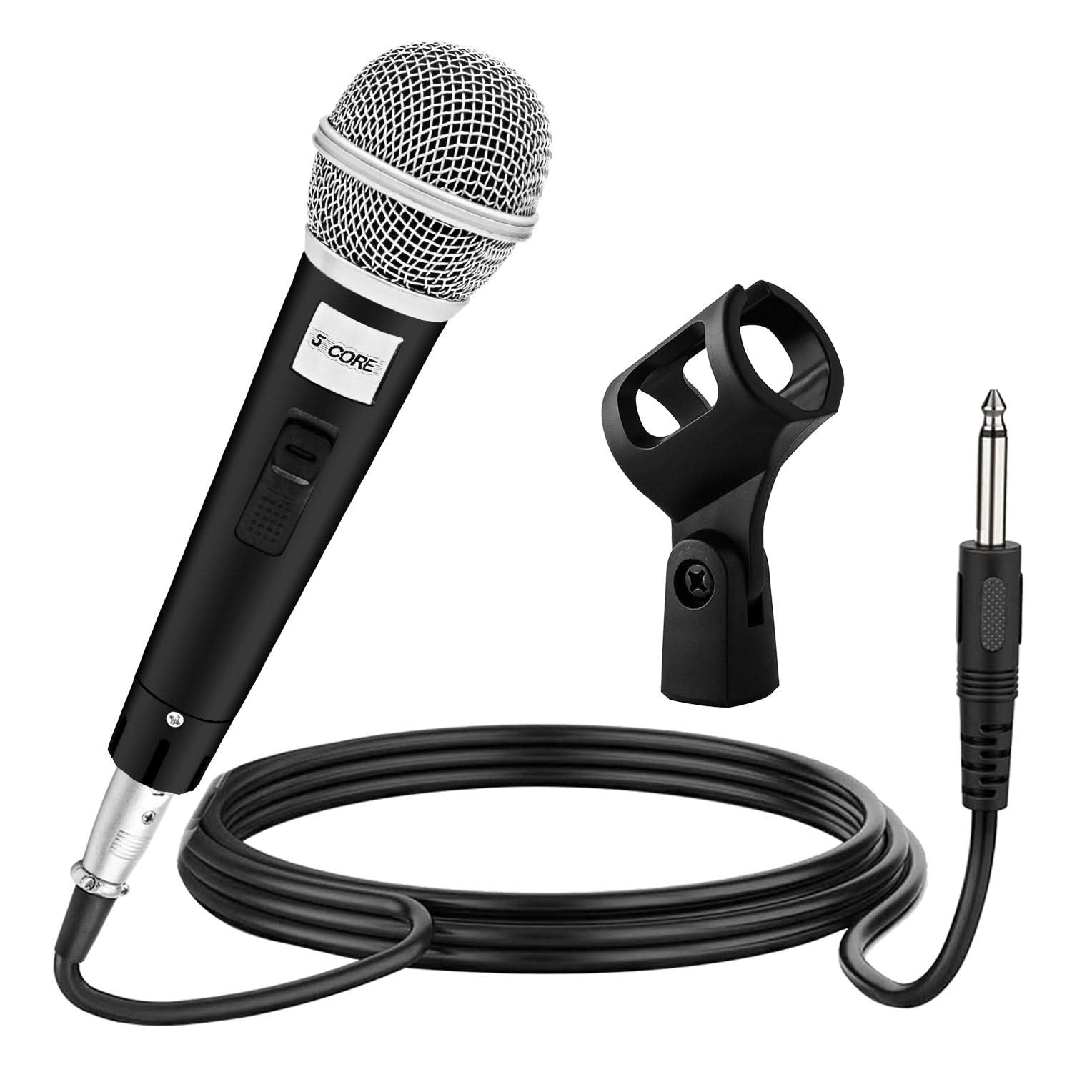 5Core XLR Microphone Dynamic Mic Karaoke Singing Studio Mics Handheld Microfono