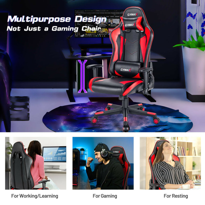 Gaming Chair Adjustable Swivel Racing Style Computer Office Chair